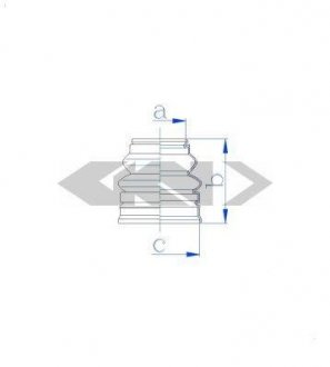 Купить Чехол защитный Mercedes W202, S202 SPIDAN 84106 (фото1) подбор по VIN коду, цена 504 грн.