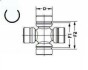 Купити A_Хрестовина 29,5x82.5 TY3 SMN ** MERC - знято з виробництва Mercedes T1/T2 SPIDAN u615 (фото1) підбір по VIN коду, ціна 2540 грн.