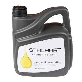 Олива моторна VELUM A 5W-30 4л Renault Megane, Suzuki Swift, Ford C-Max, Mitsubishi Outlander, Suzuki SX4, Land Rover Discovery, Toyota Land Cruiser, Renault Espace, Hyundai Sonata, Lexus RX, Mitsubishi Colt Stalhart 745238