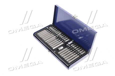 Набір біт 10мм HEX, TORX, SPLINE 40од. Стандарт sdbs0040