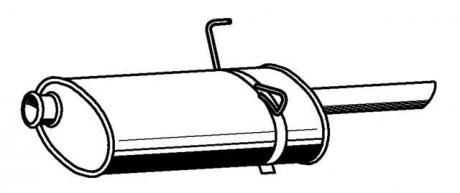 Купить Выхлопные системы Peugeot 406 STARLINE 34.20.401 (фото1) подбор по VIN коду, цена 2359 грн.