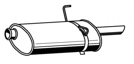 Купить Выхлопные системы Peugeot 406 STARLINE 34.20.402 (фото1) подбор по VIN коду, цена 3711 грн.