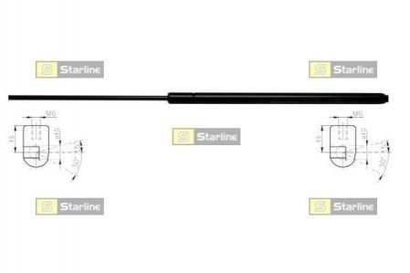 Амортизатор багажника Skoda Octavia STARLINE 40.14.801