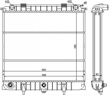 Радиатор охлаждения Land Rover Range Rover STARLINE au2125