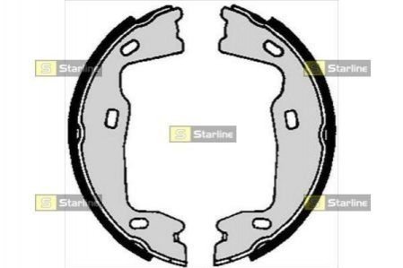 Тормозные колодки барабанные STARLINE bc 02570