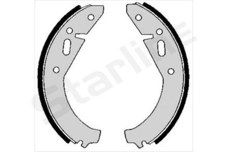 Тормозные колодки барабанные STARLINE bc 03410