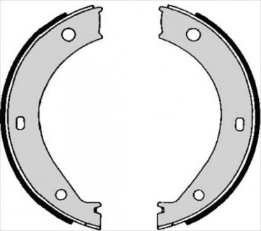 Купить Тормозные колодки барабанные BMW E12, E28, E34, E23, E32, E31, E38, E36 STARLINE bc 04690 (фото1) подбор по VIN коду, цена 672 грн.