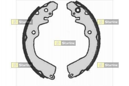 Тормозные колодки барабанные STARLINE bc 05245