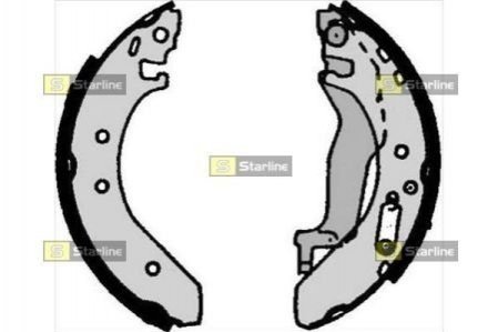 Гальмівні колодки барабанні Honda Civic STARLINE bc 06040