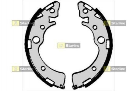 Купить Тормозные колодки барабанные Honda Civic STARLINE bc 06980 (фото1) подбор по VIN коду, цена 624 грн.