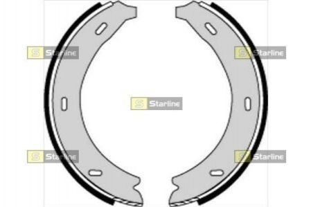 Гальмівні колодки барабанні STARLINE bc 07320