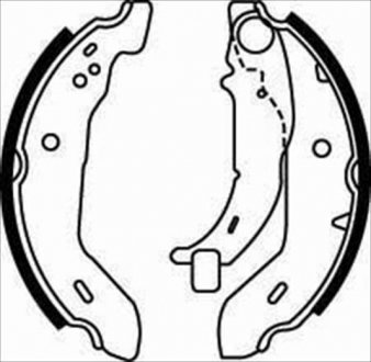 Тормозные колодки барабанные STARLINE bc 07480