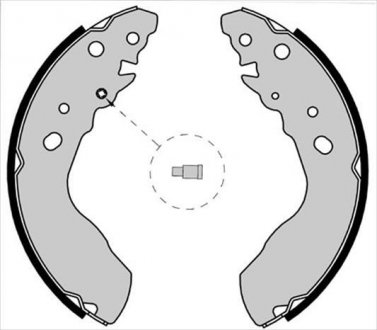 Гальмівні колодки барабанні Suzuki Vitara STARLINE bc 07770
