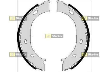 Гальмівні колодки барабанні STARLINE bc 07960