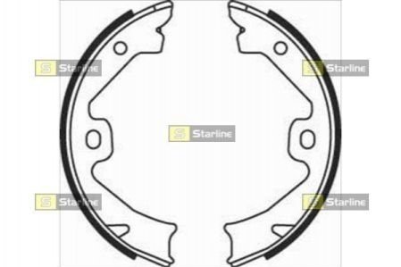 Тормозные колодки барабанные STARLINE bc 08140