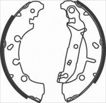 Гальмівні колодки барабанні STARLINE bc 08200