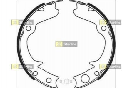 Гальмівні колодки барабанні Subaru Impreza, Legacy, Forester, Outback STARLINE bc 08360