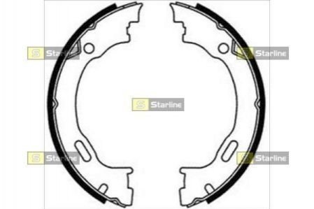 Гальмівні колодки барабанні Mercedes M-Class STARLINE bc 08720