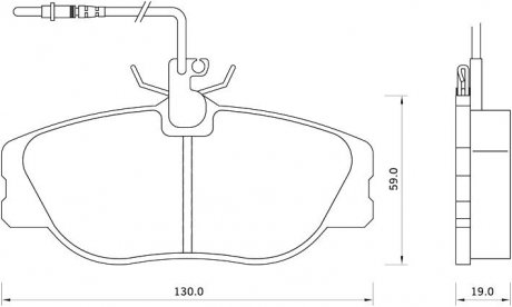 Купити Гальмівні колодки дискові Peugeot 806, Citroen Jumpy, Fiat Scudo, Peugeot Expert STARLINE bd s096 (фото1) підбір по VIN коду, ціна 746 грн.