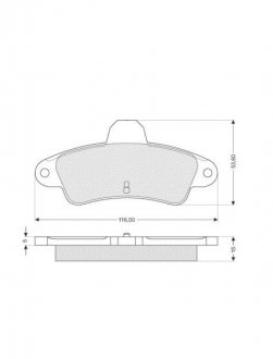 Гальмівні колодки дискові Ford Mondeo STARLINE bd s111