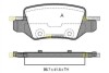 Купити Гальмівні колодки дискові Mercedes W169, W168, W245 STARLINE bd s302 (фото1) підбір по VIN коду, ціна 706 грн.