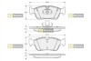 Купити Гальмівні колодки дискові BMW E36, E46 STARLINE bd s314 (фото1) підбір по VIN коду, ціна 889 грн.