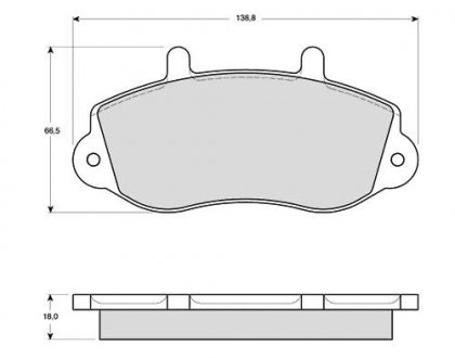 Тормозные колодки дисковые STARLINE bd s315