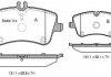 Купити Гальмівні колодки дискові Mercedes S203, W203, CLK-Class STARLINE bd s364 (фото1) підбір по VIN коду, ціна 1115 грн.