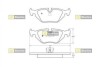 Купити Гальмівні колодки дискові BMW E36, SAAB 9-5, BMW E46 STARLINE bd s381 (фото1) підбір по VIN коду, ціна 577 грн.