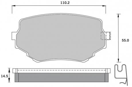 Купити ГАЛЬМІВНІ КОЛОДКИ ДИСКОВІ BMW E91, E90, X1, E92, E93 STARLINE bd s397 (фото1) підбір по VIN коду, ціна 804 грн.