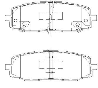 Тормозные колодки дисковые STARLINE bd s449