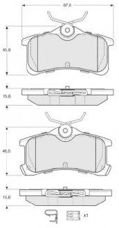 ГАЛЬМІВНІ КОЛОДКИ ДИСКОВІ STARLINE bd s454