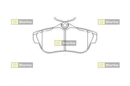 Гальмівні колодки дискові STARLINE bd s515