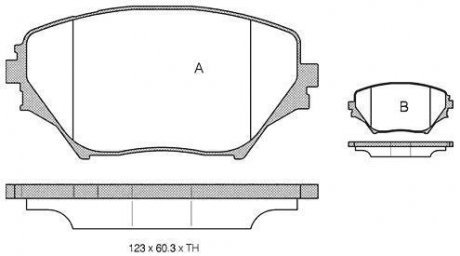 Купити Гальмівні колодки дискові Toyota Rav-4 STARLINE bd s832p (фото1) підбір по VIN коду, ціна 855 грн.