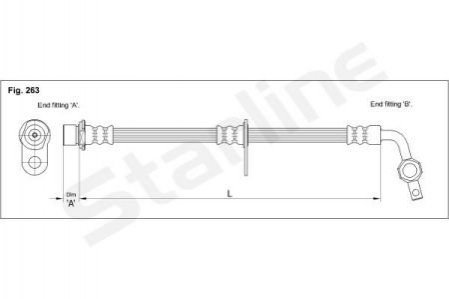 Тормозной шланг STARLINE ha eb.1200.1