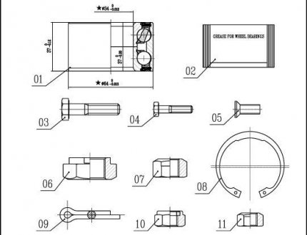 Подшипник колесный Audi 80, Volkswagen Polo, Golf, Jetta, Passat, Vento, Fiat Uno STARLINE lo 00593