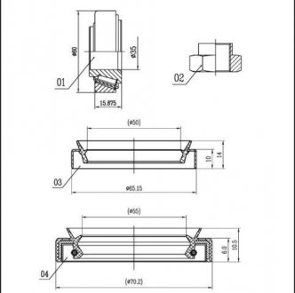 Купить Подшипник колесный Ford Fiesta, Escort, Orion, Sierra STARLINE lo 00687 (фото1) подбор по VIN коду, цена 488 грн.