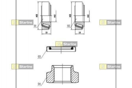 Підшипник колісний STARLINE lo 01324