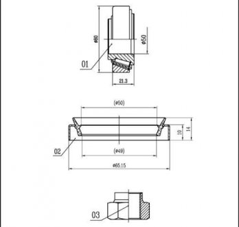 Подшипник колесный Peugeot Boxer, Citroen Jumper STARLINE lo 01444