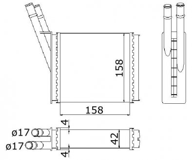 Радиатор отопления STARLINE ol6182