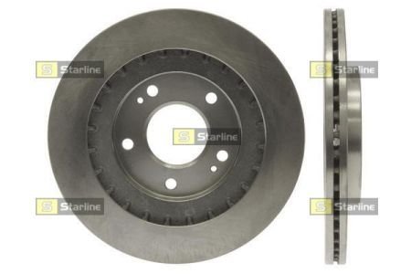 Купити Гальмівний диск SsangYong Korando, Mitsubishi Pajero, SsangYong Rexton STARLINE pb 20427 (фото1) підбір по VIN коду, ціна 2171 грн.