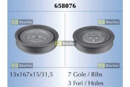 Шків ременя Ford Transit STARLINE rs 658076