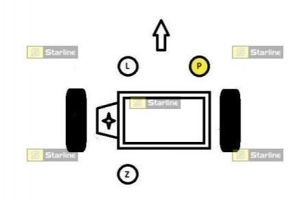 Опора двигателя/КПП Peugeot 307, Citroen C4 STARLINE sm 0521