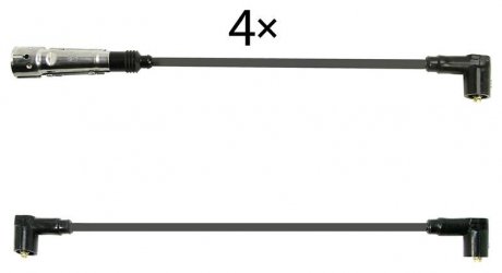 Купить Комплект кабелей зажигания Skoda Felicia STARLINE zk 6331 (фото1) подбор по VIN коду, цена 1038 грн.
