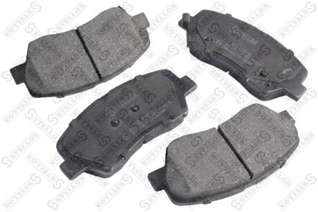Купити Колодки гальмівні передні (диск) Hyundai Veloster STELLOX 000 016B-SX (фото1) підбір по VIN коду, ціна 1299 грн.