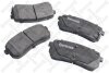 Купить Колодки гальмівні задні (диск) KIA Carnival, Hyundai H-1, IX55 STELLOX 000 085B-SX (фото1) подбор по VIN коду, цена 1158 грн.