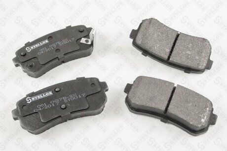Колодки гальмівні задні (диск) Hyundai IX20, KIA Picanto, Soul, Optima, Hyundai Creta, Sonata, KIA Seltos STELLOX 001 087B-SX