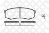 Купить Колодки гальмівні задні Toyota Land Cruiser, Mitsubishi Pajero STELLOX 424 004B-SX (фото1) подбор по VIN коду, цена 606 грн.