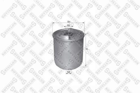 Фільтр масляний центрифуги STELLOX 8100005SX
