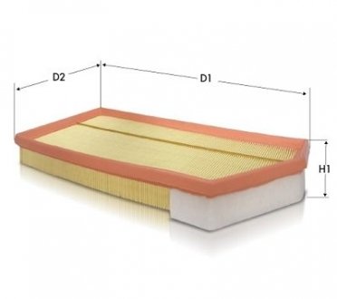 Фільтр повітря Mercedes W213 220D (OM654) TECNECO FILTERS ar1635pm
